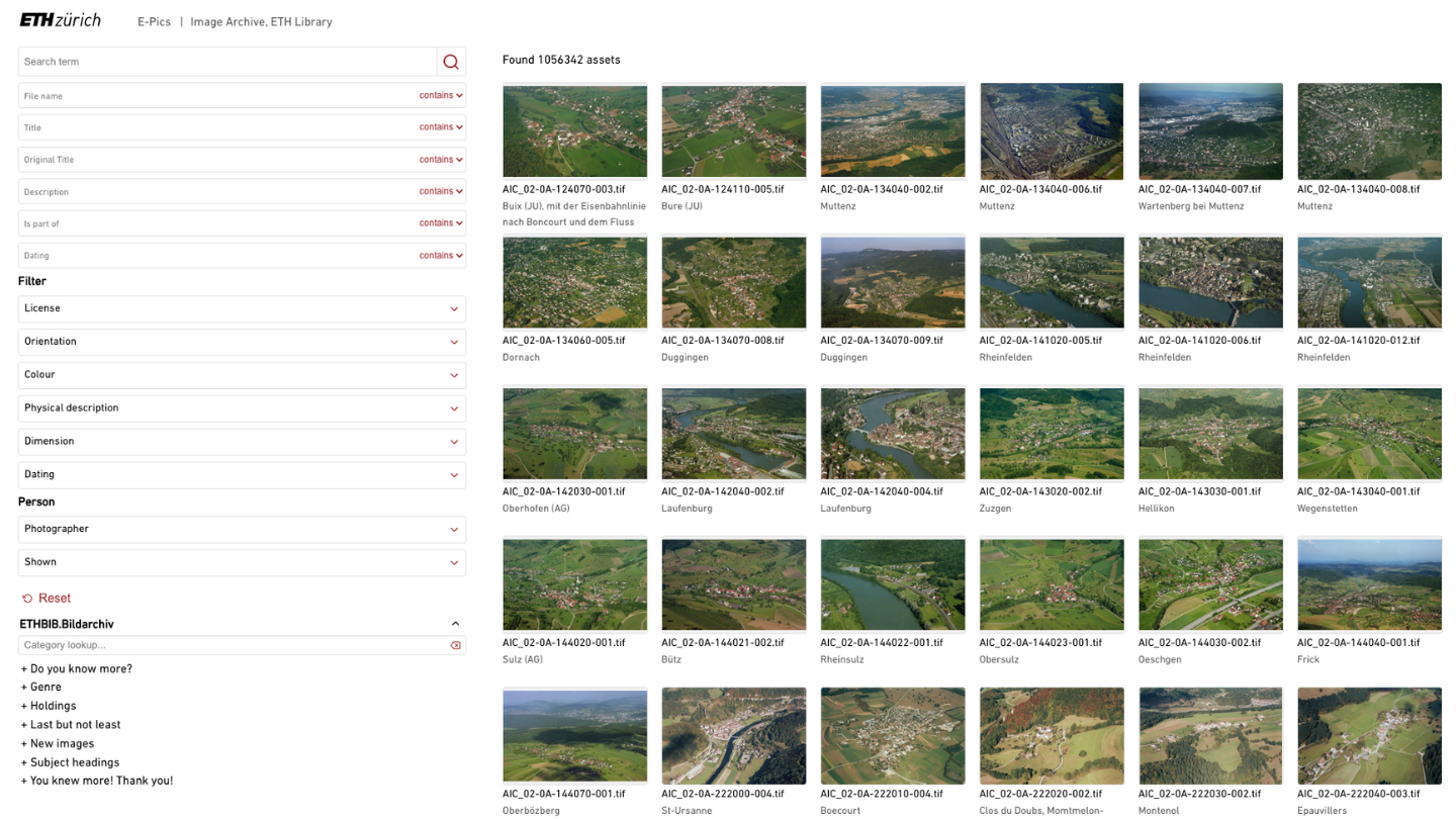 ETH Library Image Archive EN