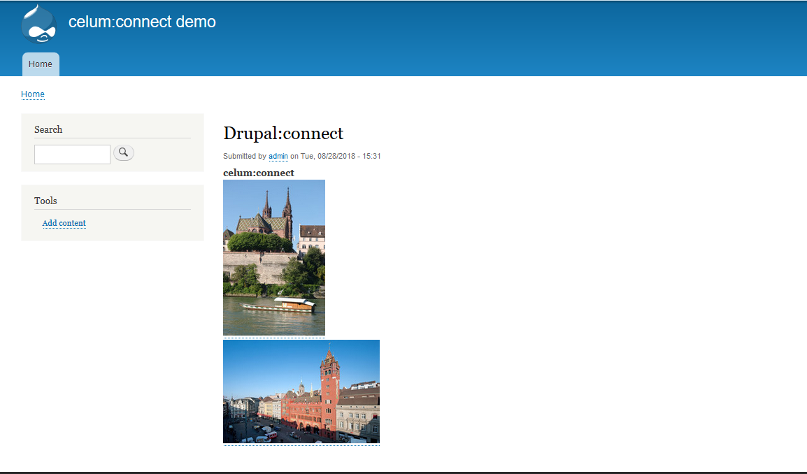 Drupal: Published article