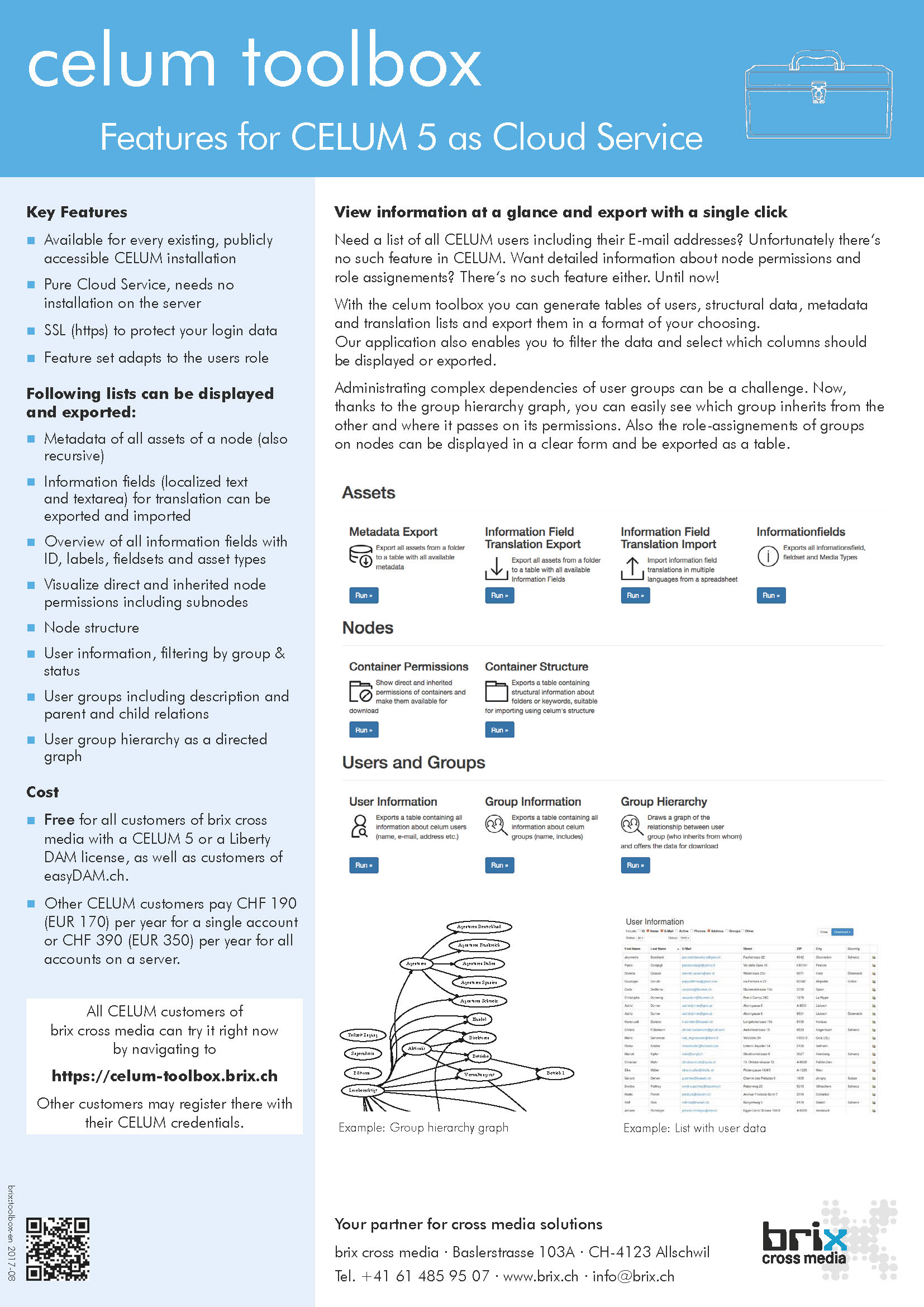 Factsheet CELUM toolbox