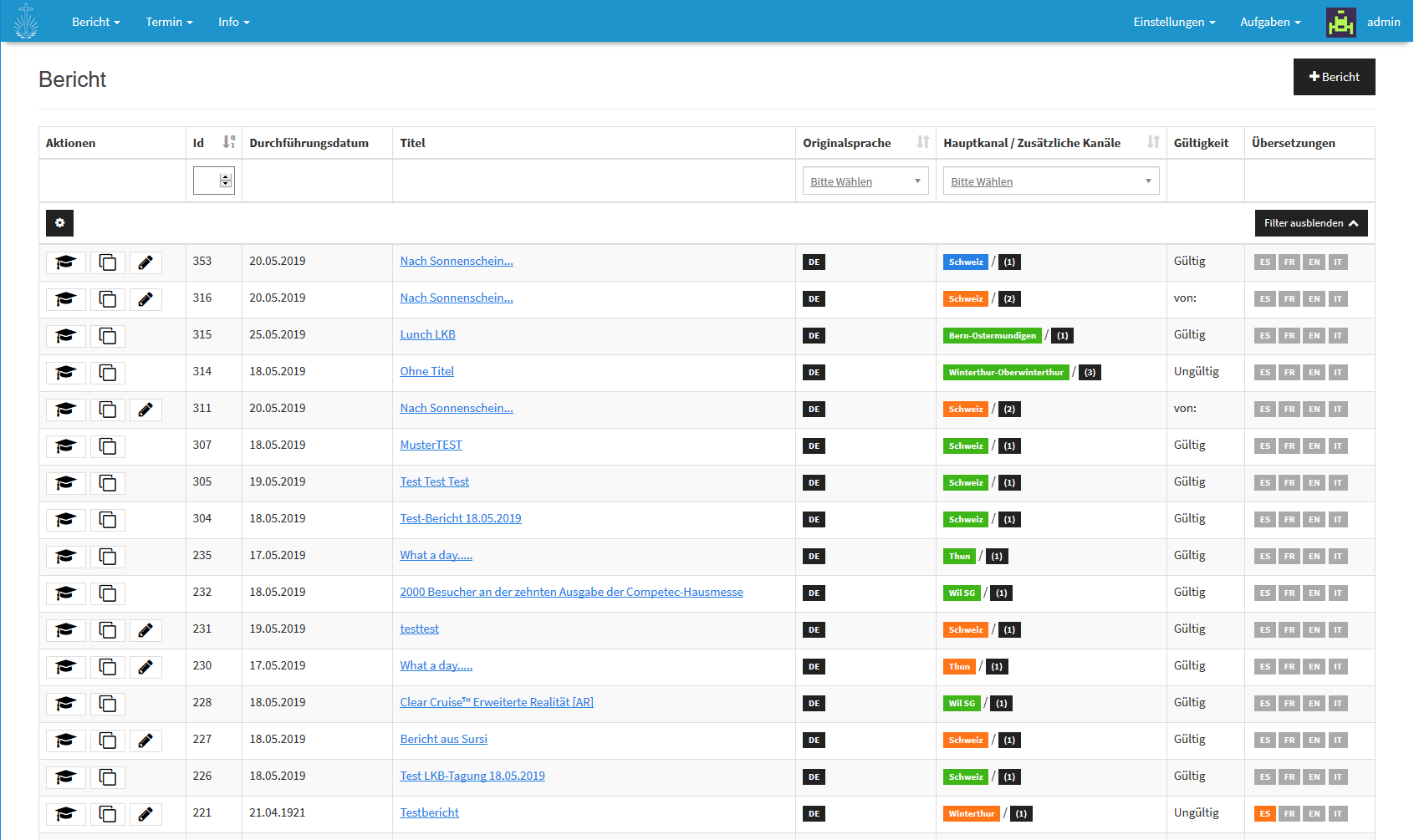 NAK admin tool (brix:corvus)