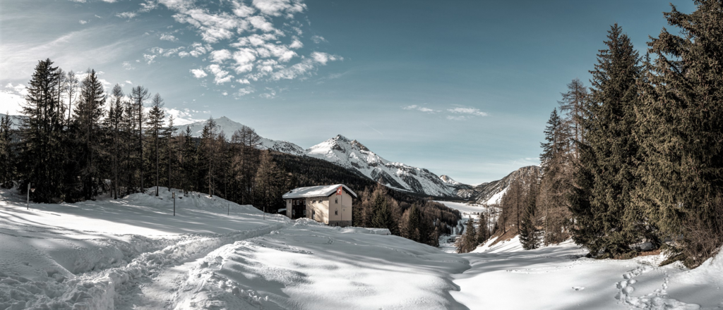 Schweiz tourismus winterspaziergang