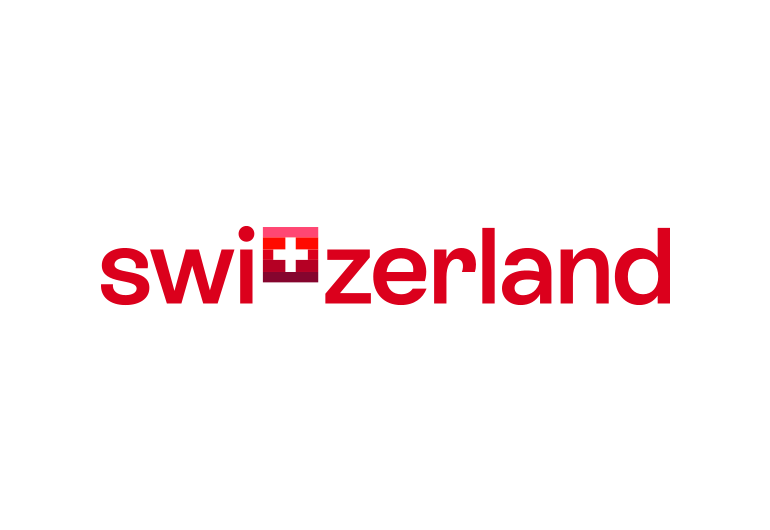 Switzerland Logo Flag Red RGB